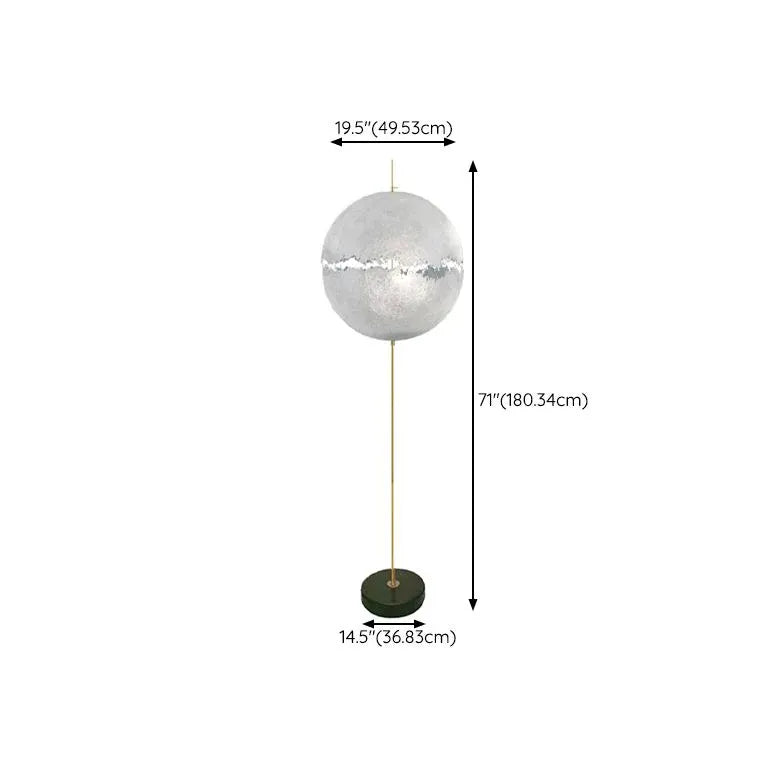 Cracked Sphere Design Modern Floor Lamp