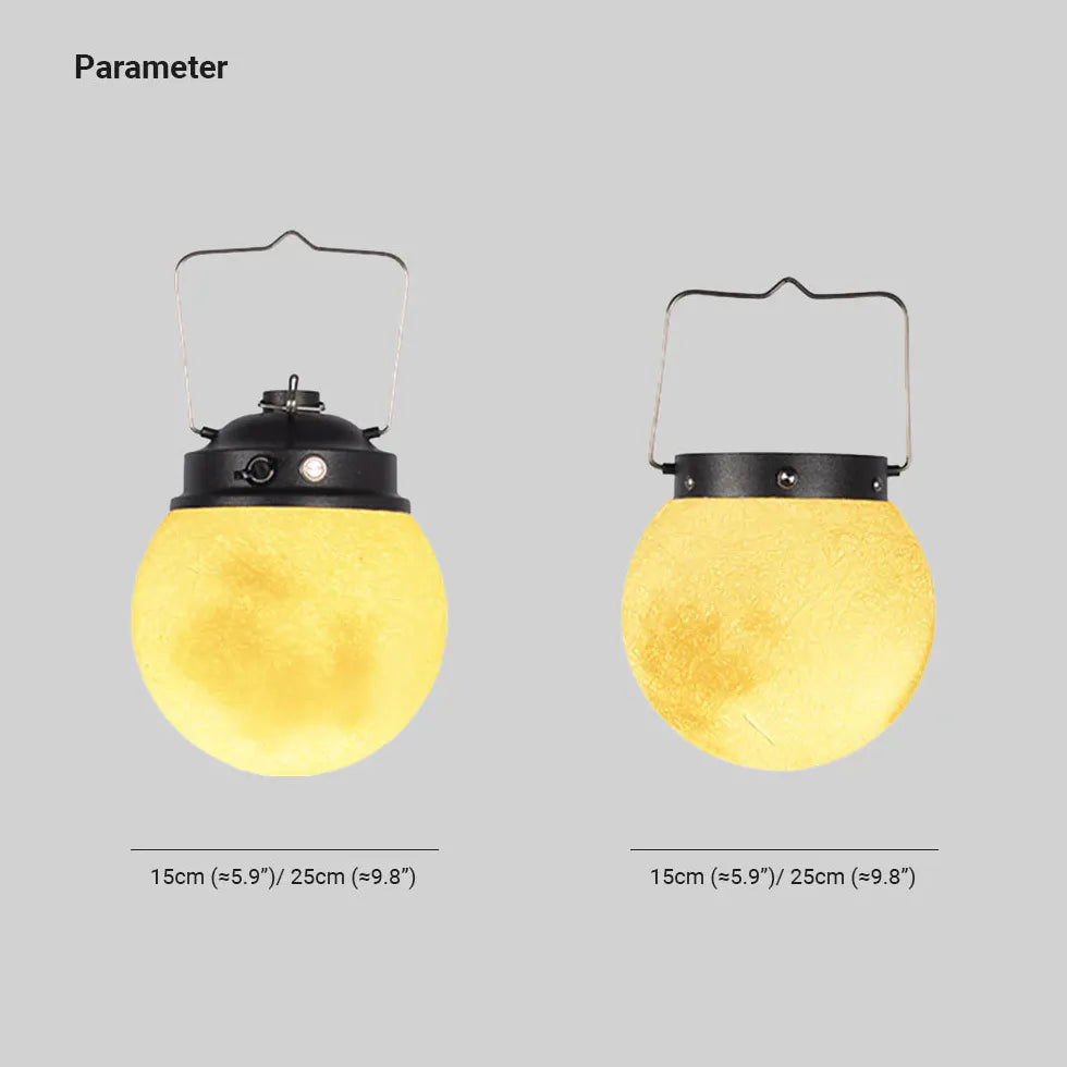 Moon Shaped Portable Hanging Outdoor Lights