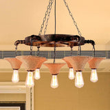 Inverted Cone Rope Industrial Kitchen Chandelier