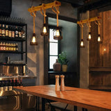 Multi-Bulb Rope Linear Restaurant Pendant Light