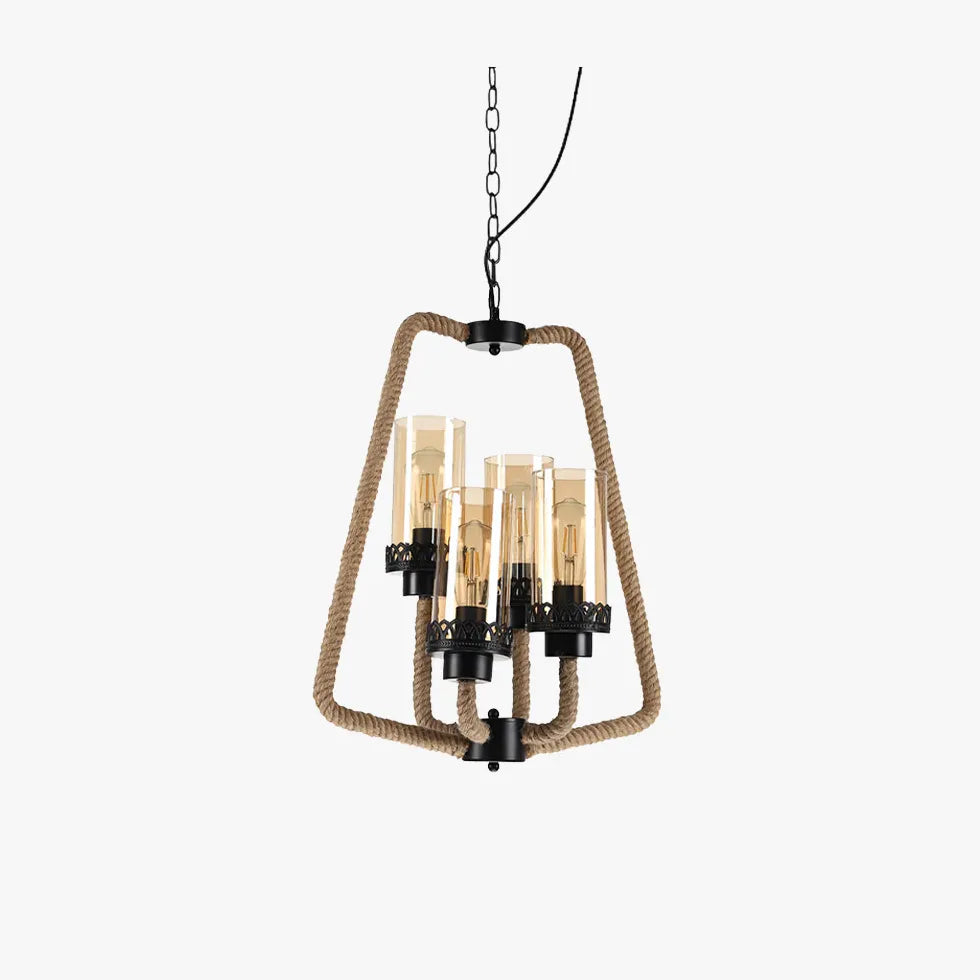 Rope Bulb Cluster Restaurant Industrial Pendant Light