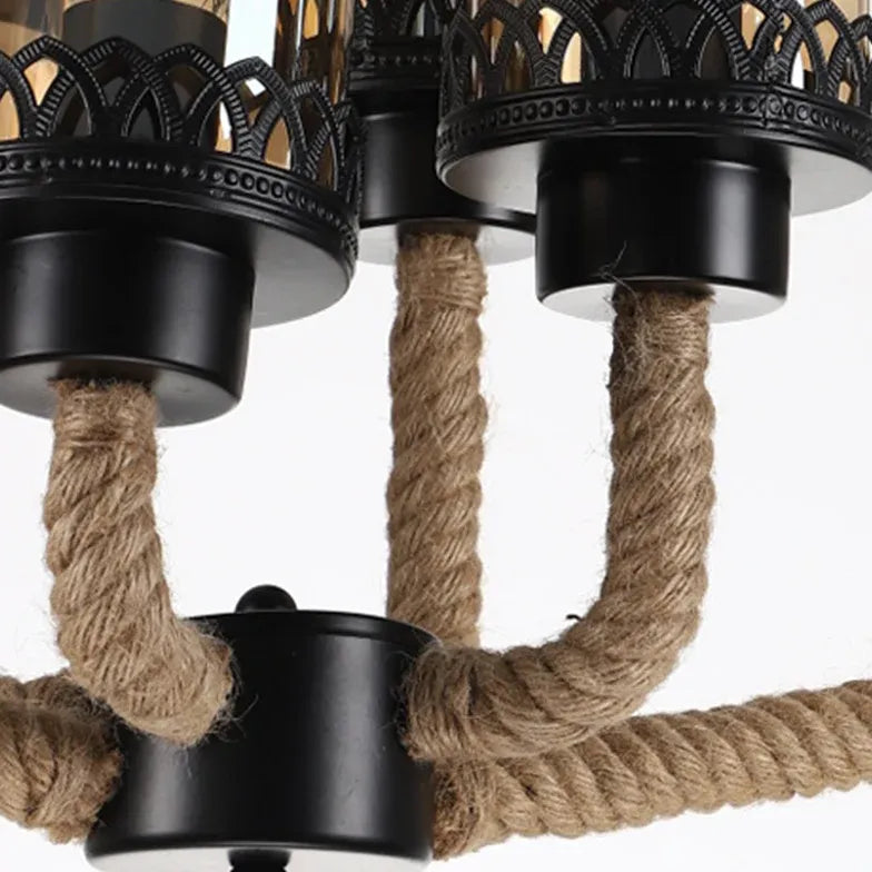 Rope Bulb Cluster Restaurant Industrial Pendant Light