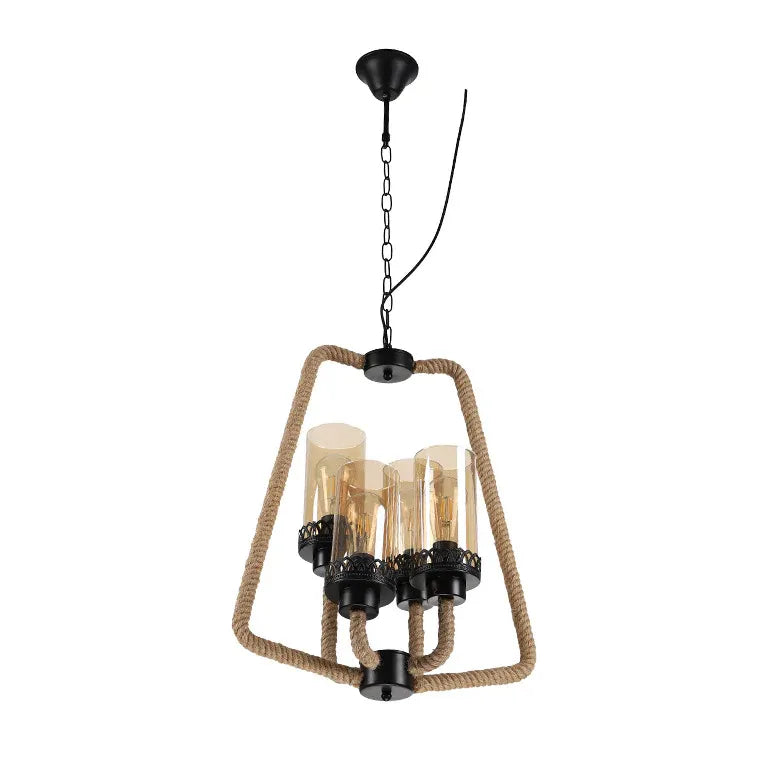 Rope Bulb Cluster Restaurant Industrial Pendant Light