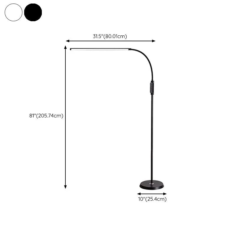 Long Strip Arc-Shaped LED Floor Lamp