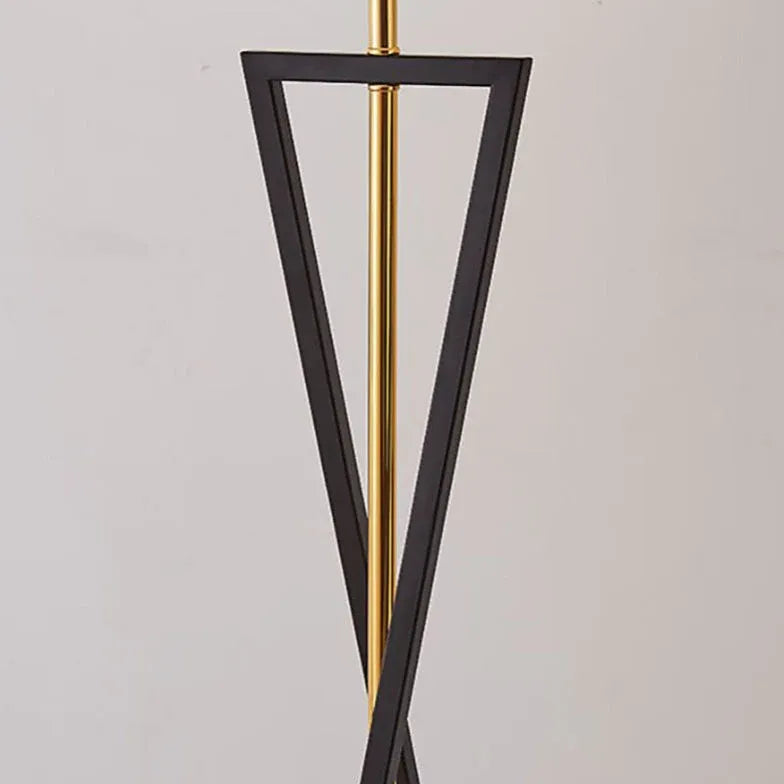 Dark Fabric Modern Tripod Floor Lamp