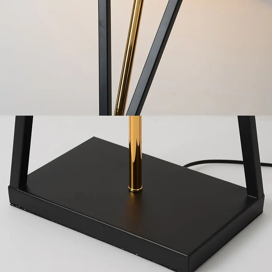 Dark Fabric Modern Tripod Floor Lamp