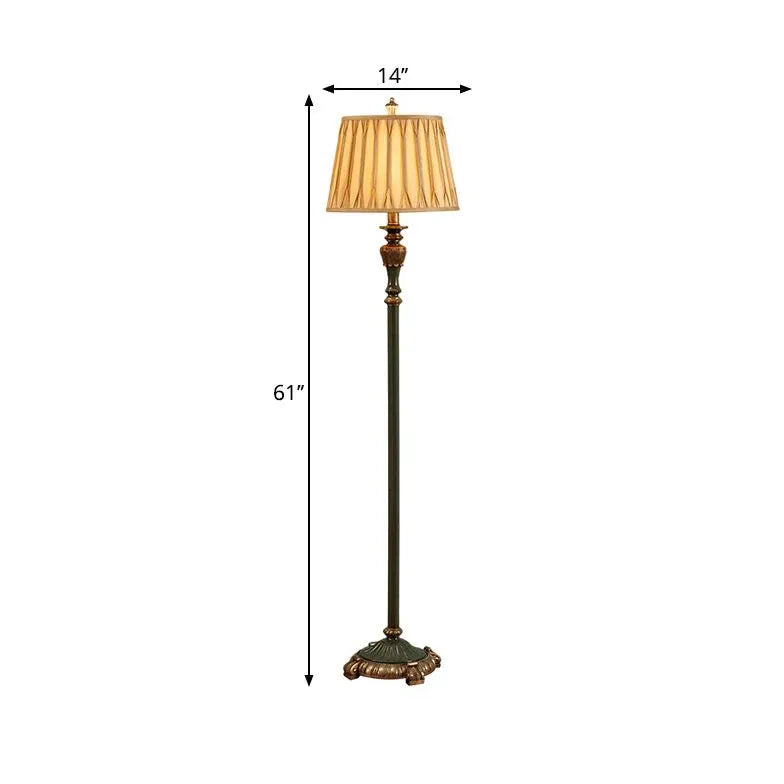 Pleated Design Living Room Floor Lamp