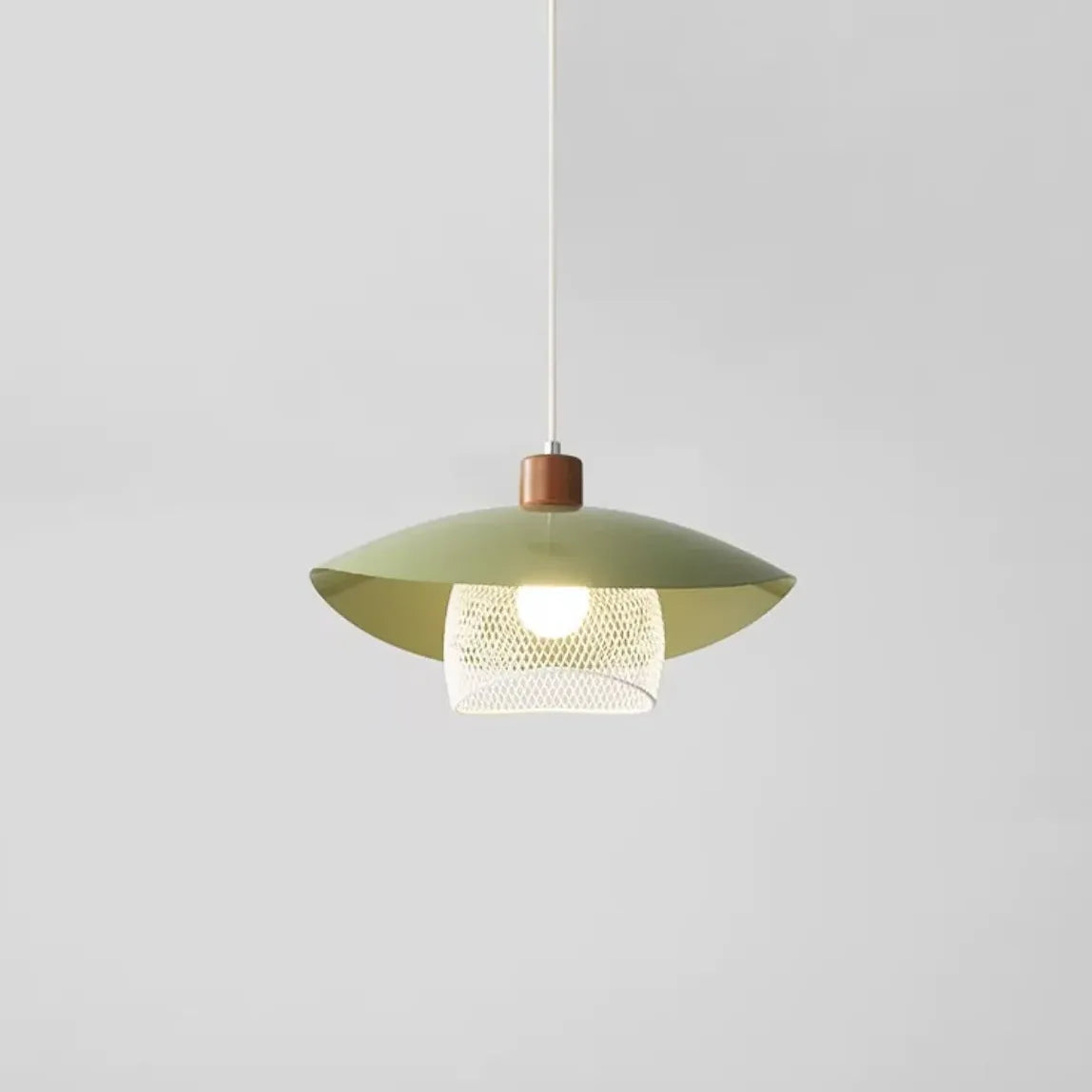 Light Wood Warm White Pendant Light