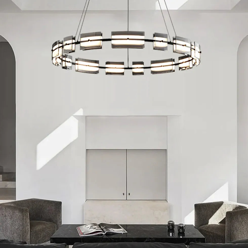 Ring Chandelier With Multiple Integrated Lights