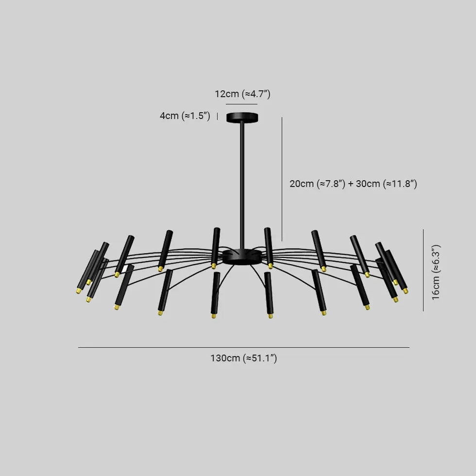 Spot Lights Metal Led chandelier