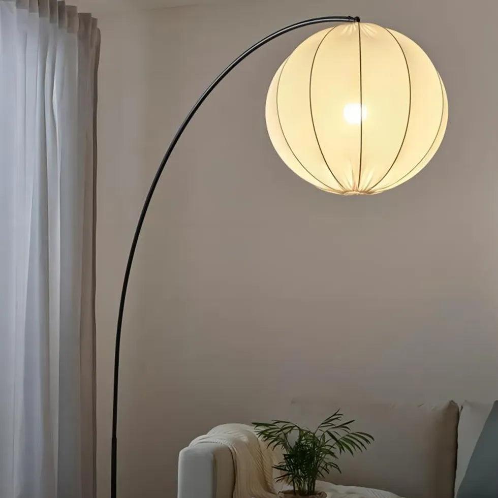 Chinese Fabric Lantern Globe Pendant Light