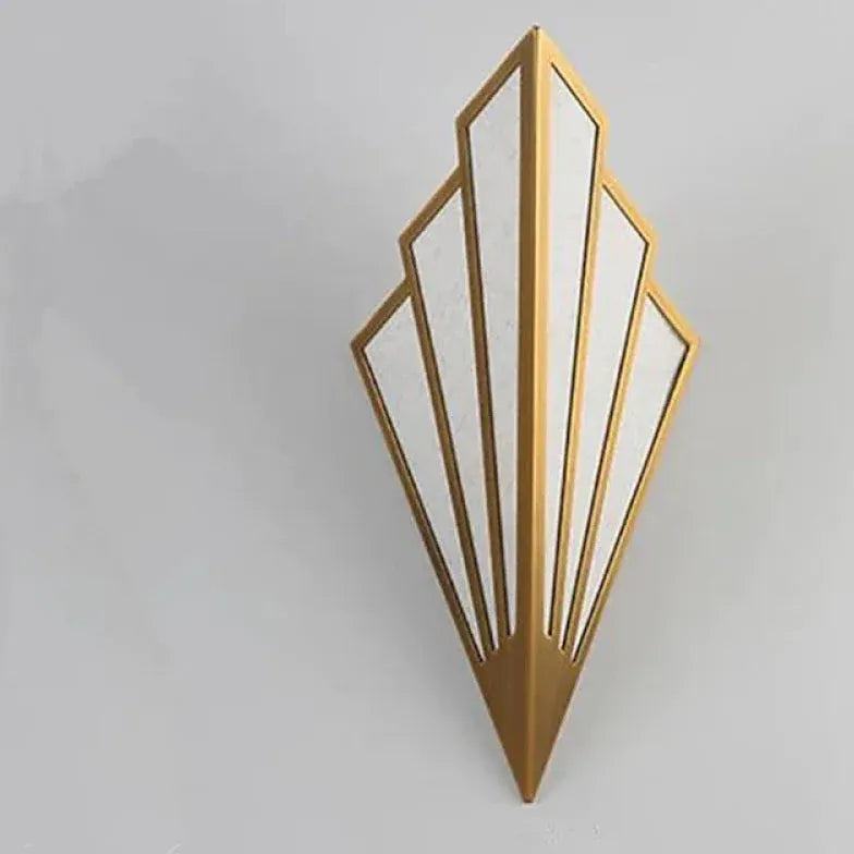 art deco style wall lights gold