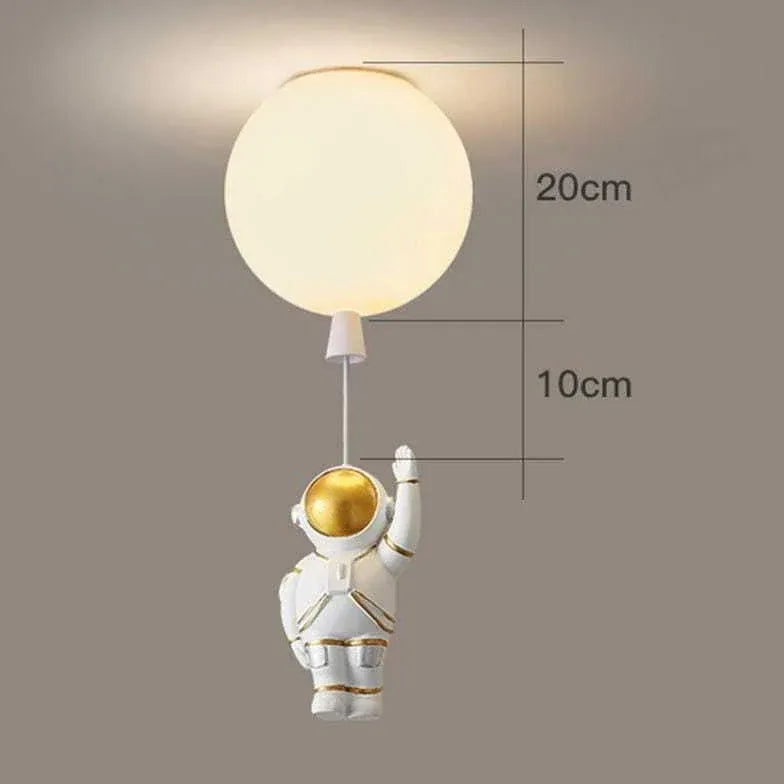 Astronaut Cartoon Design Bedroom Ceiling Light