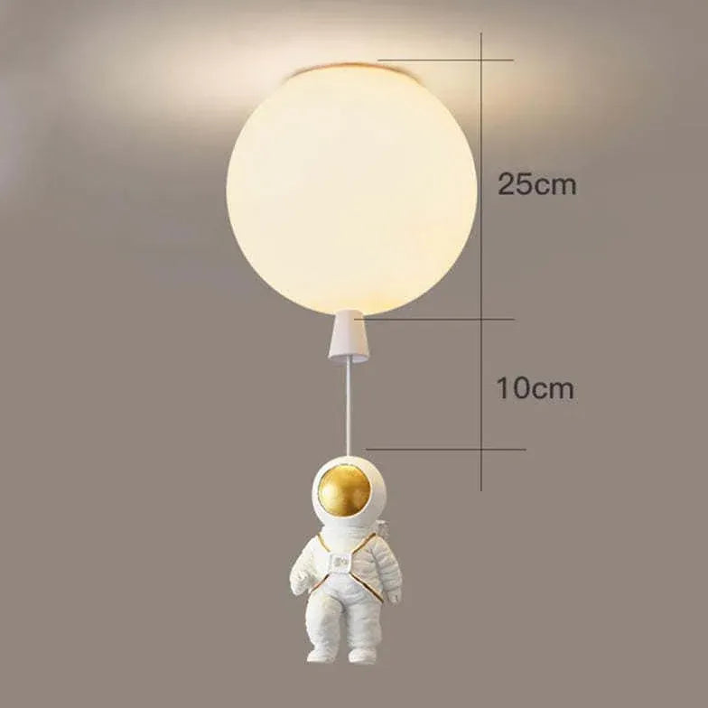 Astronaut Cartoon Design Bedroom Ceiling Light