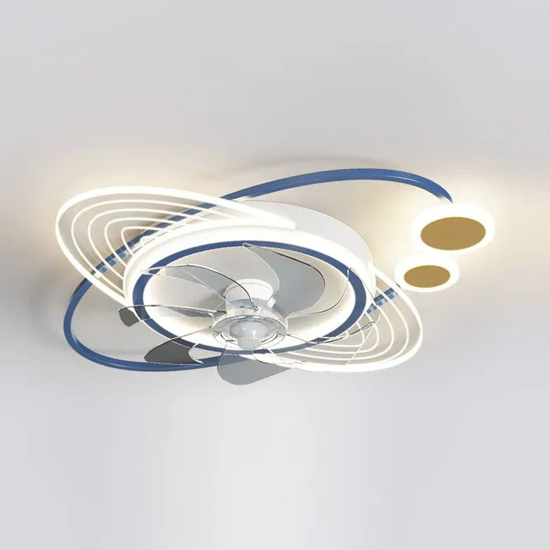 Multi-Ring Streamlined Ceiling Light for Bedroom