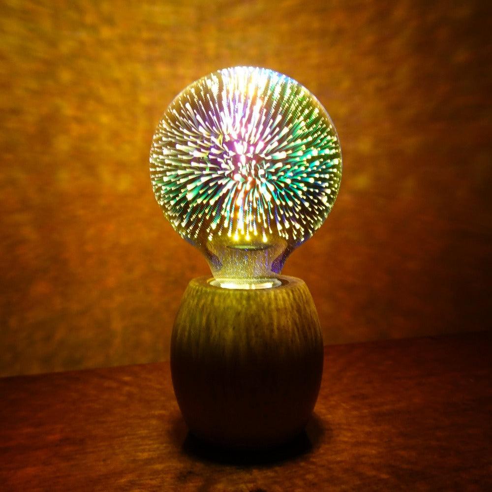 3D Fireworks Modern Crystal Table Lamp