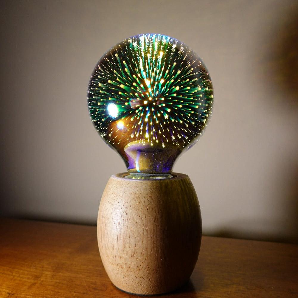 3D Fireworks Modern Crystal Table Lamp
