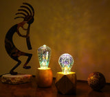 3D Fireworks Modern Crystal Table Lamp