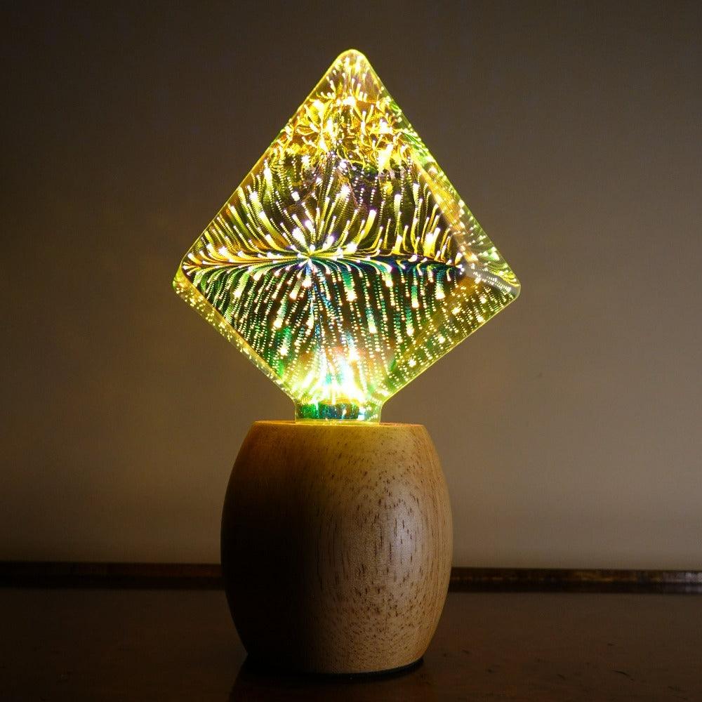 3D Fireworks Modern Crystal Table Lamp