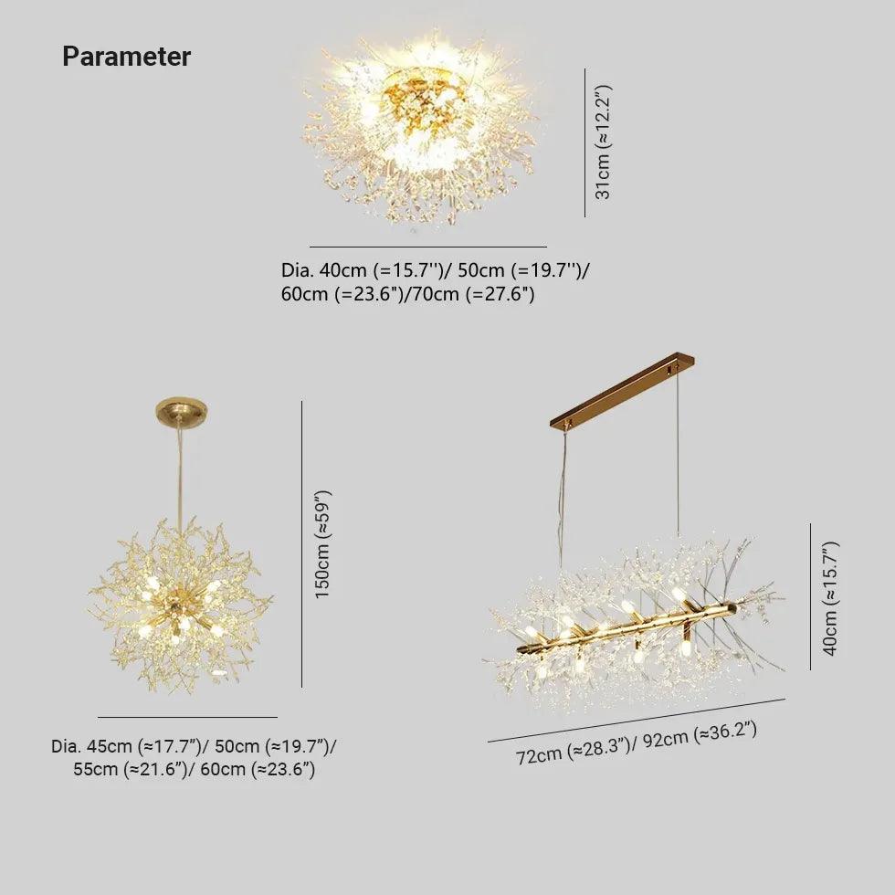 Fireworks Shaped Modern LED Pendant Light - Clowas