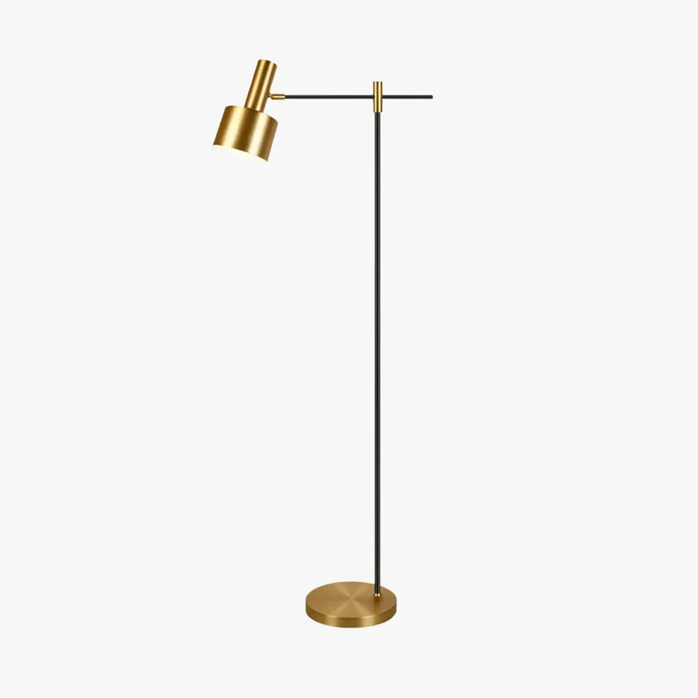 Gold Folding Adjustable Minimalist Modern Floor Lamp