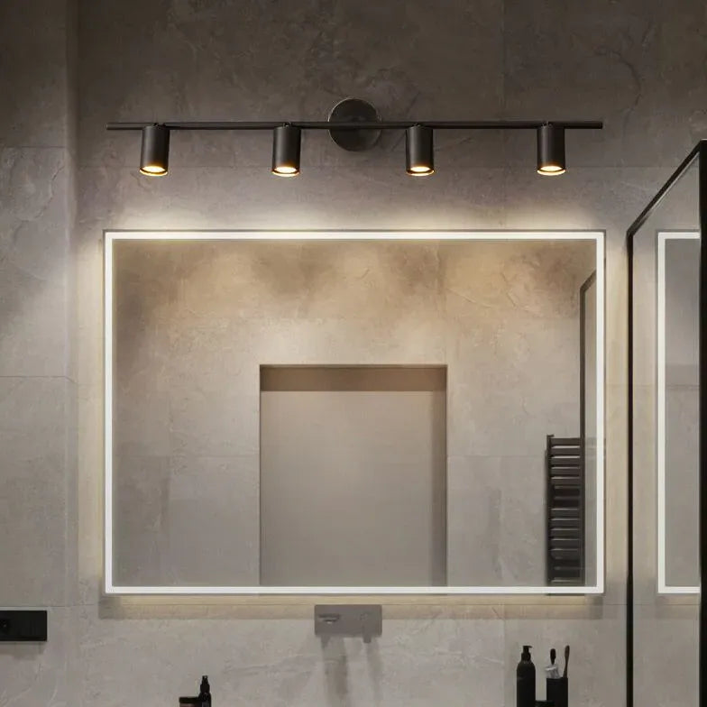 Multi Arm Cylinder Bathroom Mirror Spotlight