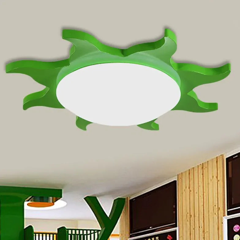 Multi-color Sunflower Shaped Bedroom Ceiling Light