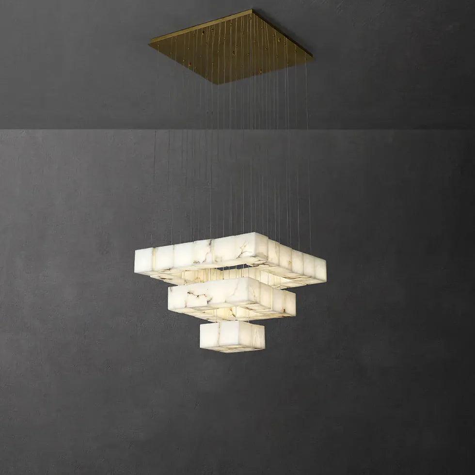 Geometric Cube Modern LED Dining Room Pendant Light - Clowas