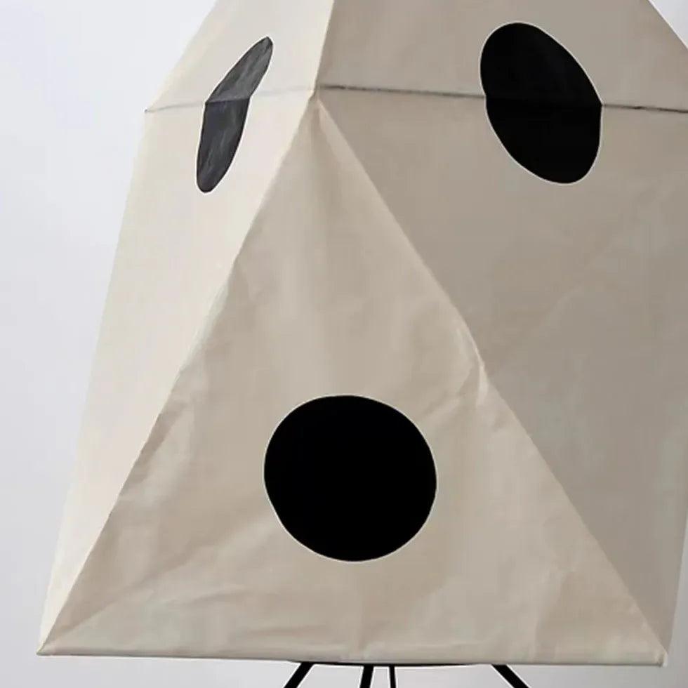 Slim Tripod Floor Lamp In Paper For Living Room