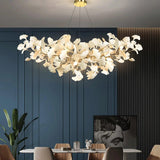 Ginkgo Leaf Shape Modern White LED Pendant Light