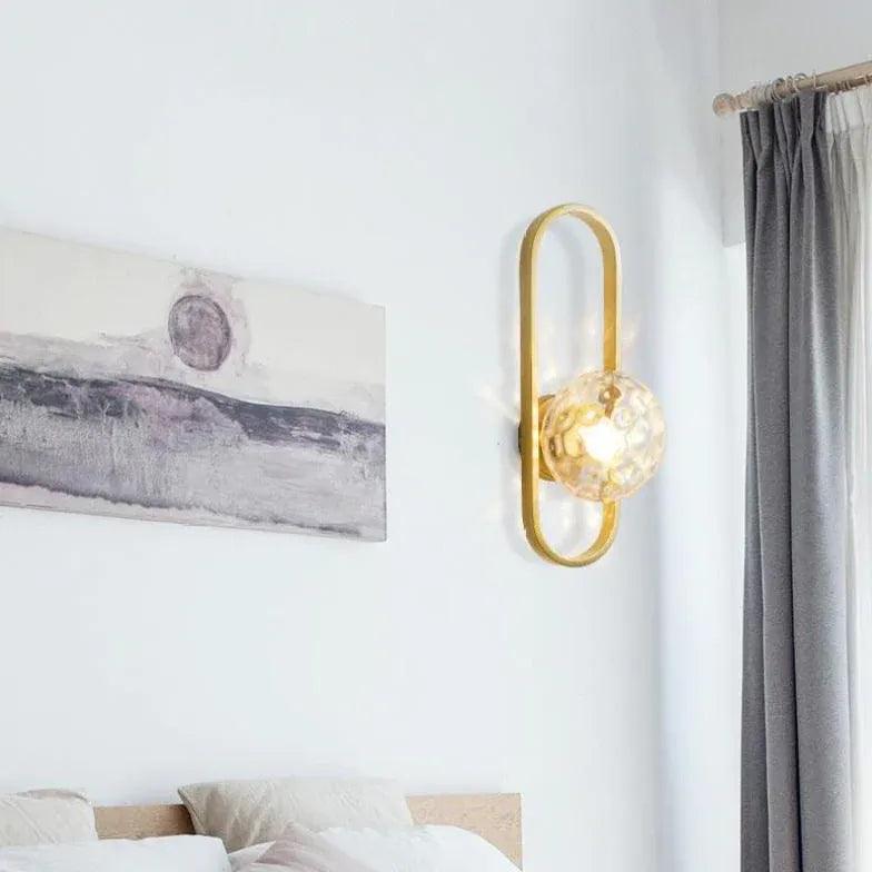 Globe Frosted Lampshade Modern Wall Lights - Clowas