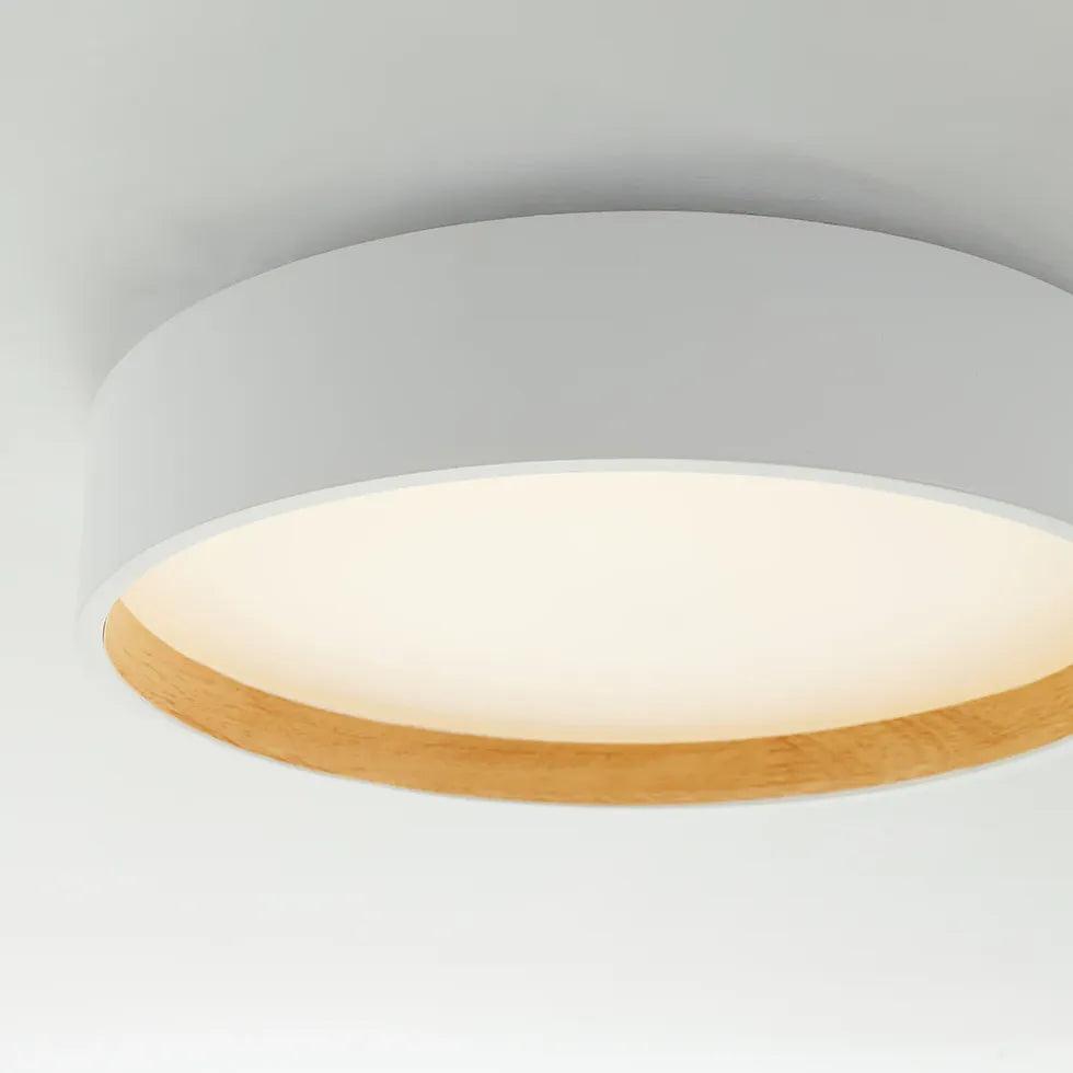 Wood Grain Ceiling Lights Modern LED
