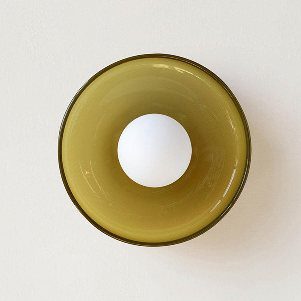 Vintage Glass Ceiling Light Fitting for Bedroom