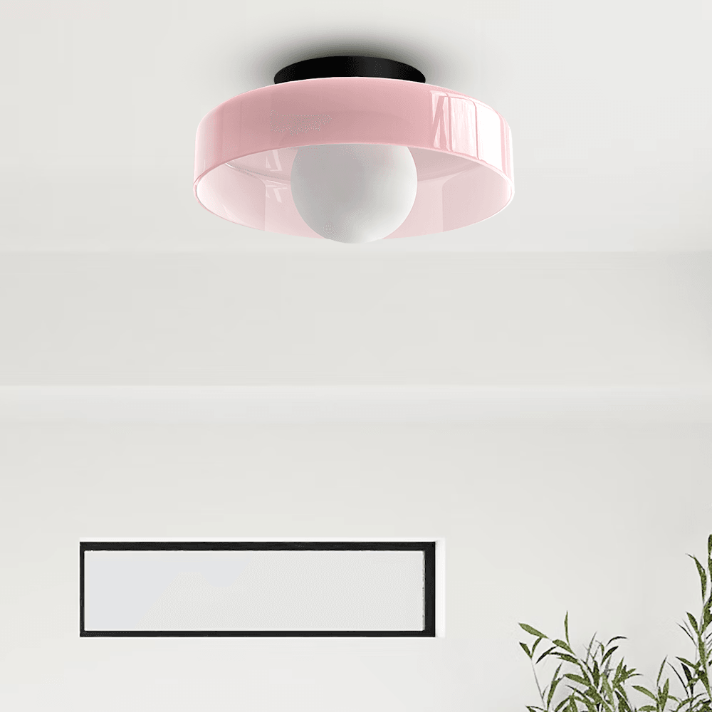 Vintage Glass Ceiling Light Fitting for Bedroom