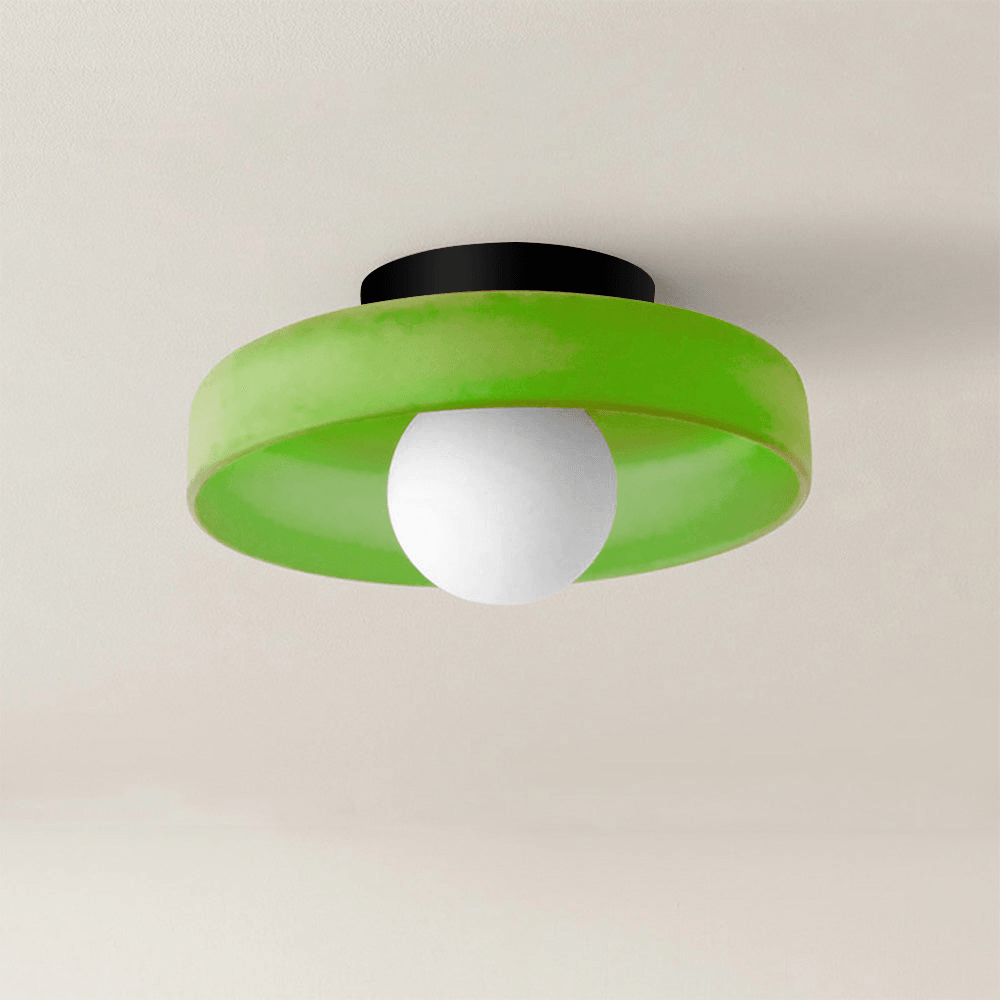 Vintage Glass Ceiling Light Fitting for Bedroom