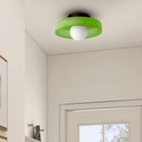 Vintage Glass Ceiling Light Fitting for Bedroom