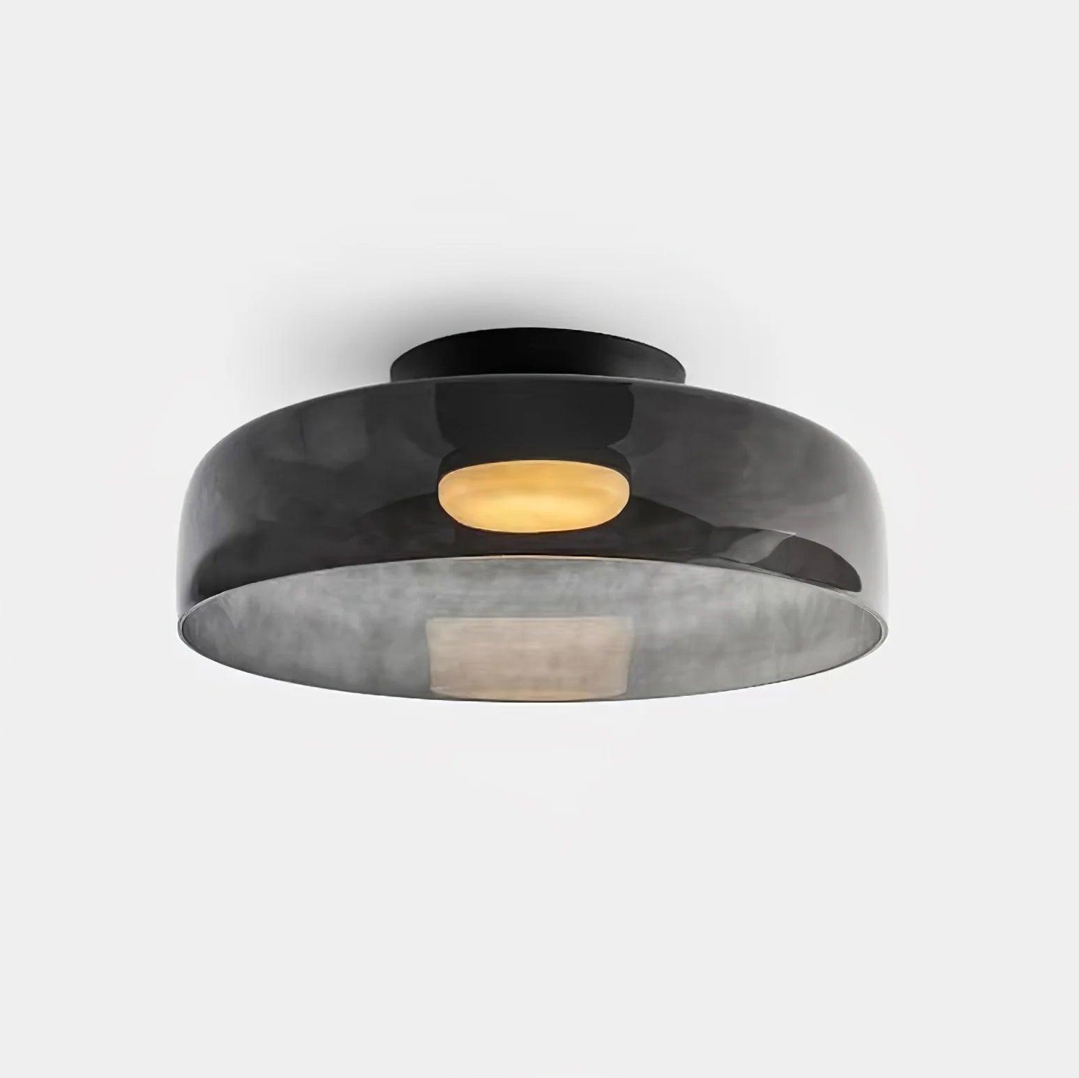 Nordic Multi-Layer Glass Flush Mount Ceiling Light for Bedroom