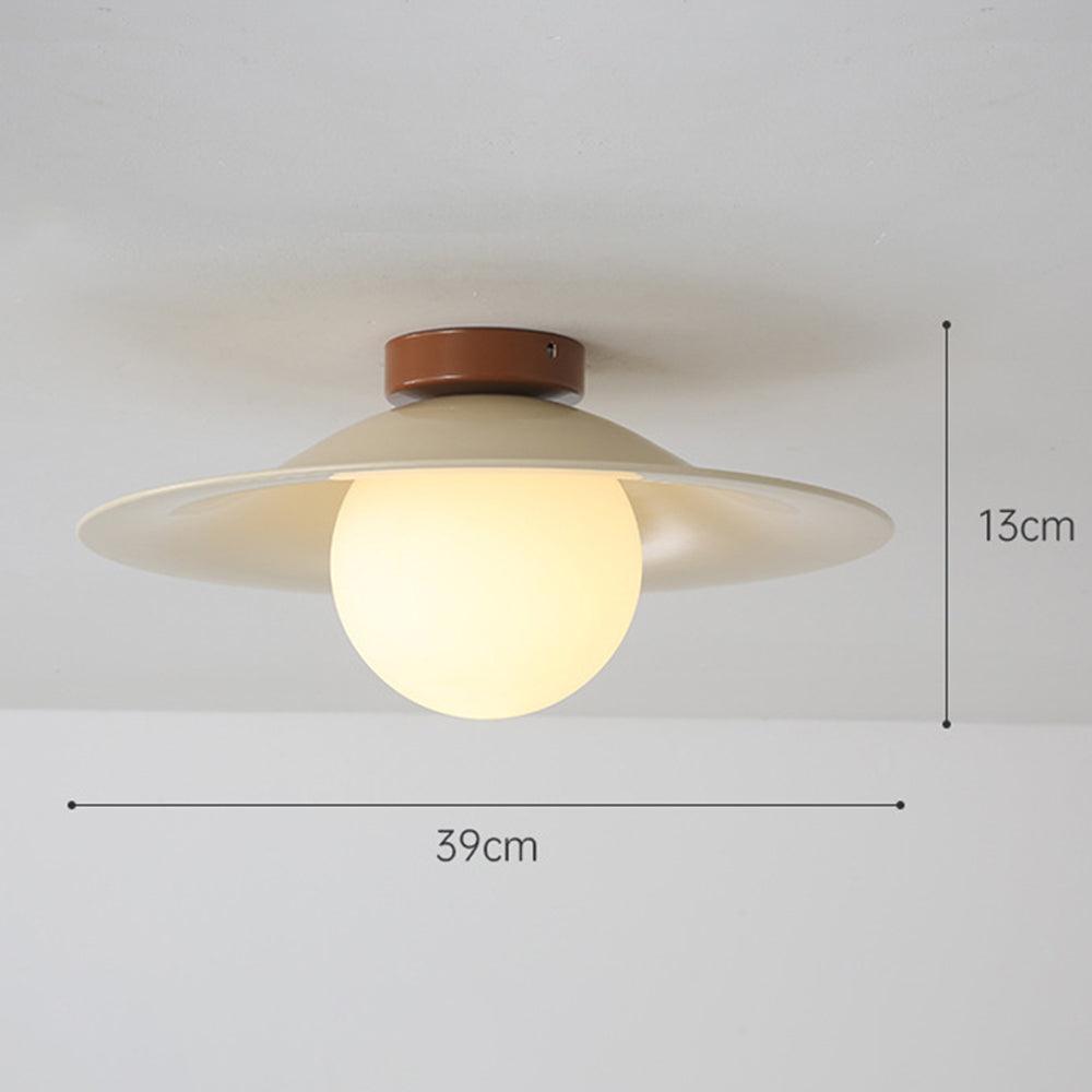 Full Spectrum Green Flush Ceiling Light for Dining Room