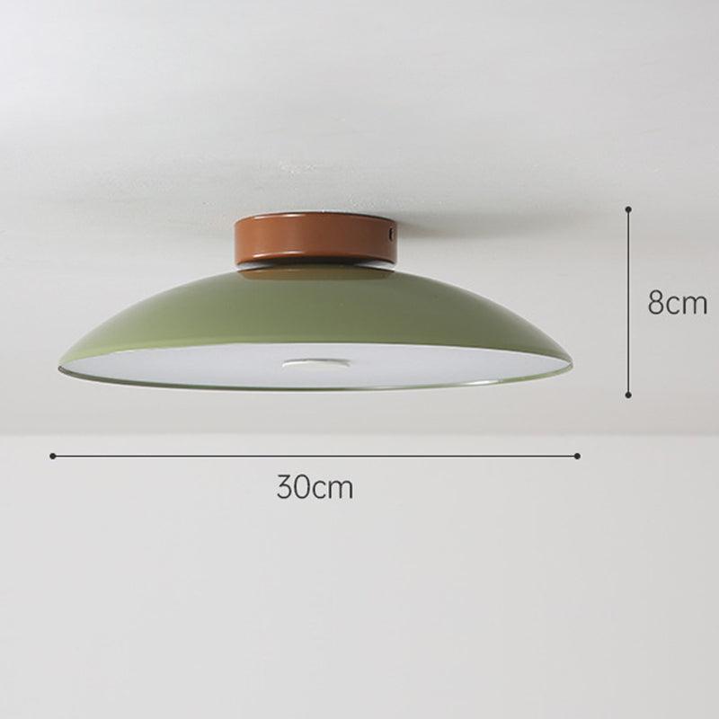 Full Spectrum Green Flush Ceiling Light for Dining Room