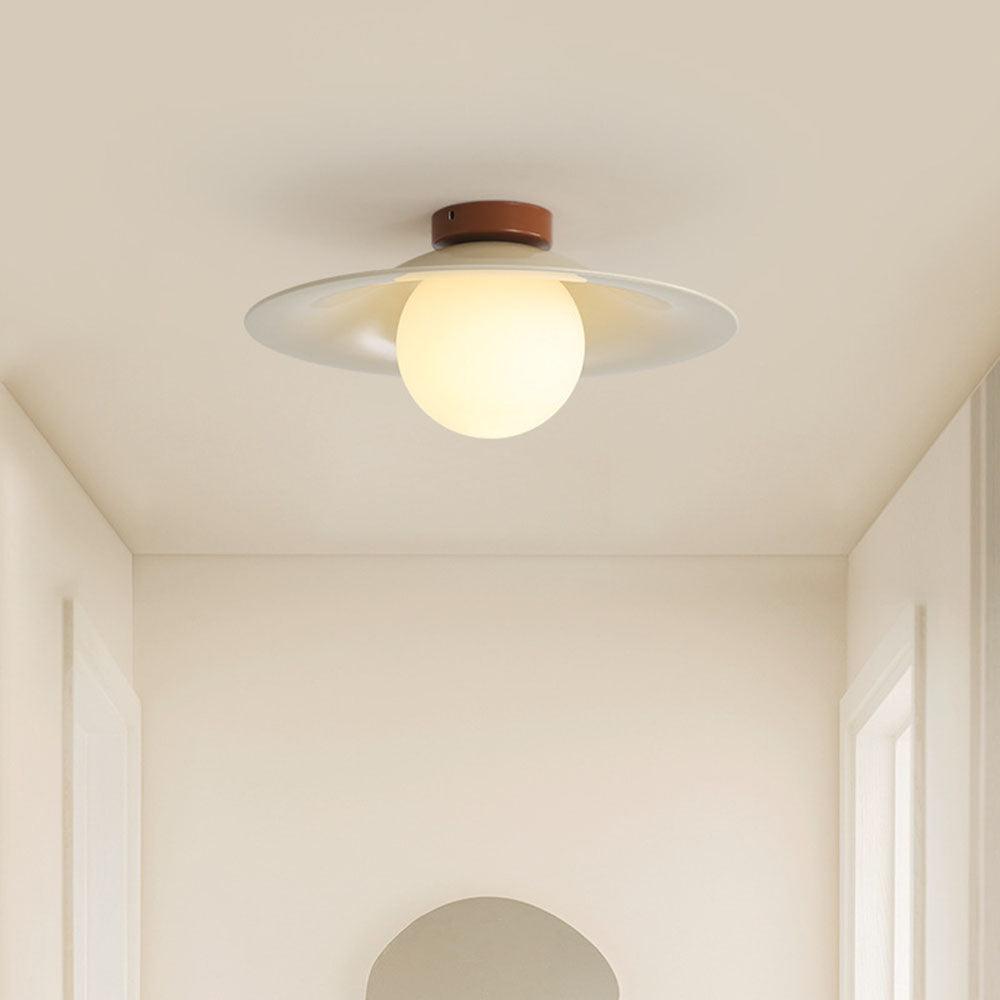 Full Spectrum Green Flush Ceiling Light for Dining Room