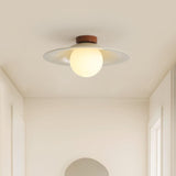 Full Spectrum Green Flush Ceiling Light for Dining Room