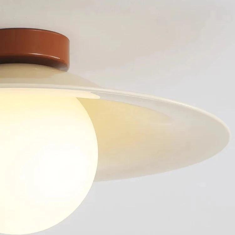 Full Spectrum Green Flush Ceiling Light for Dining Room