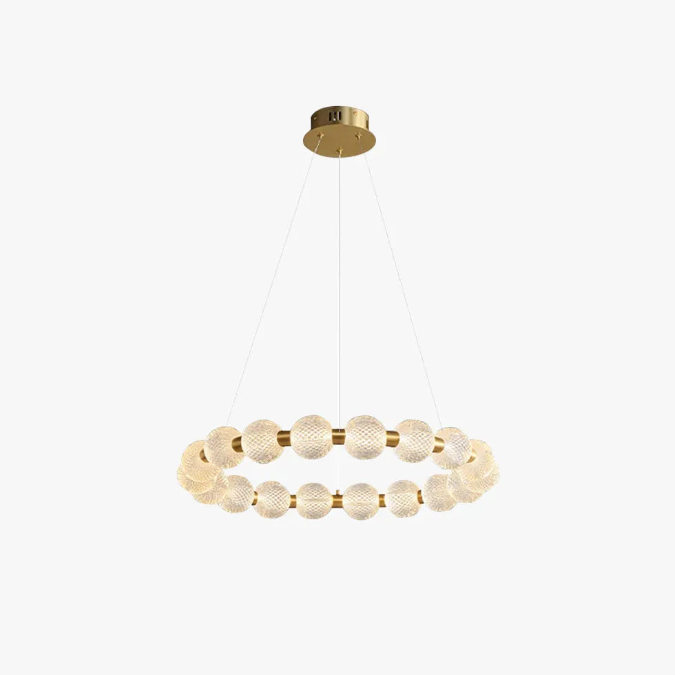 Gold Round Design Dining Pendant Light