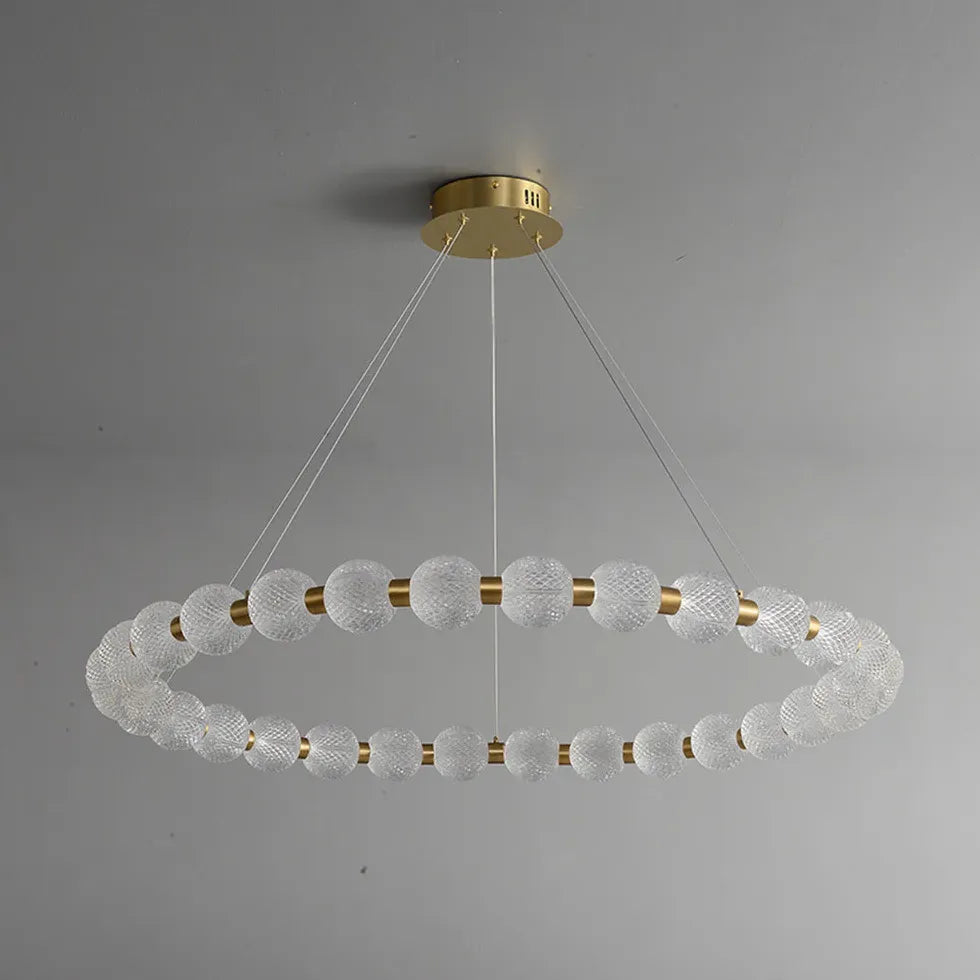 Gold Round Design Dining Pendant Light