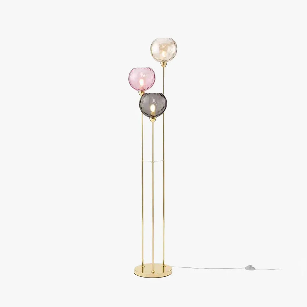 Three Colored Spheres Creative Floor Lamp