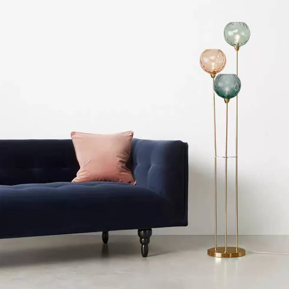 Three Colored Spheres Creative Floor Lamp