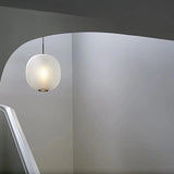 Smoky Gray Frosted Glass Kitchen Pendant Light