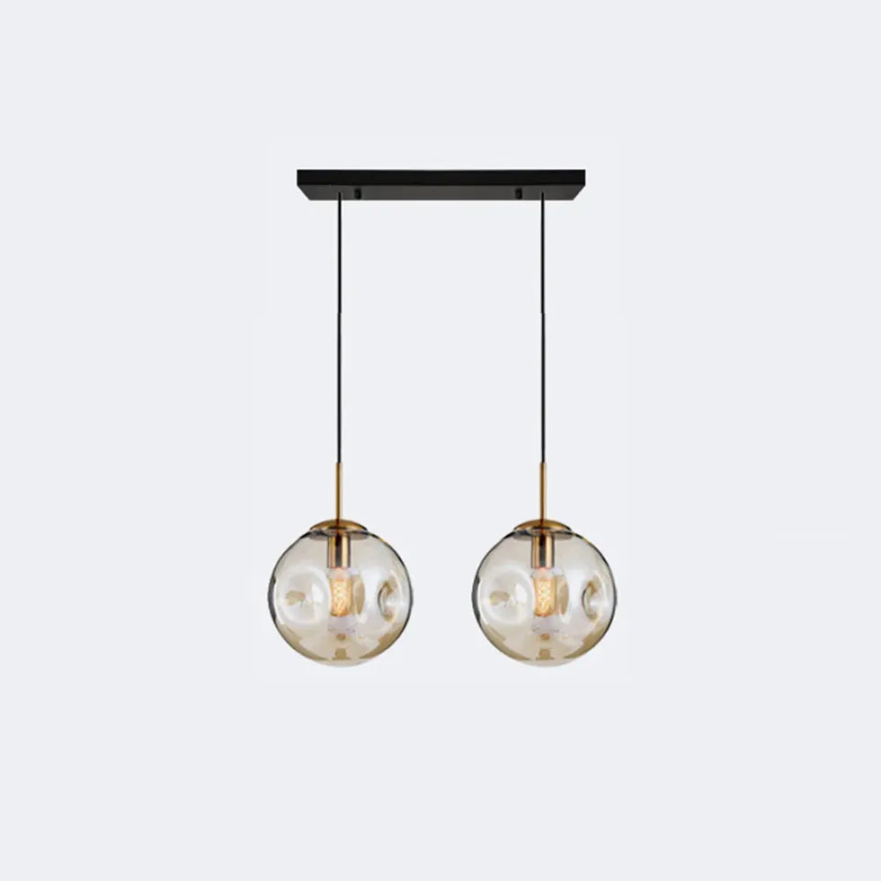 Spherical Bubbles Glass Modern Pendant Light