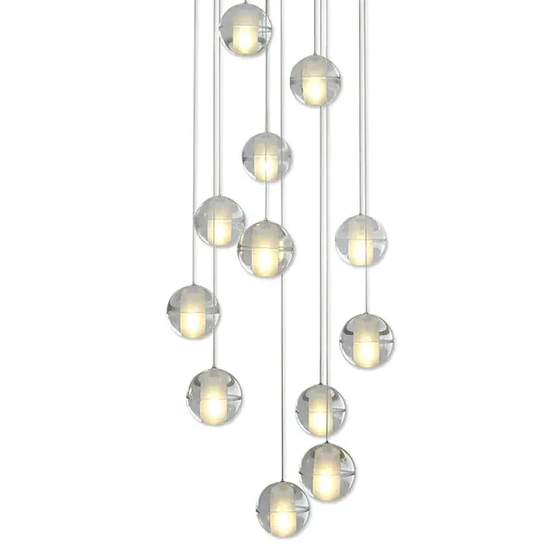 Multi-Light Spherical Modern Living Room Pendant Light