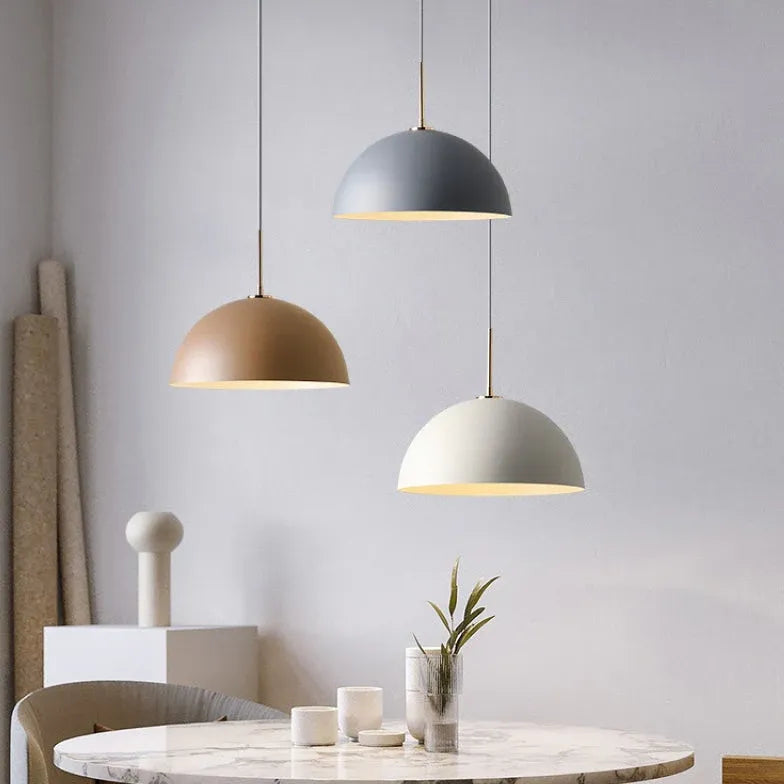 Semicircular Lampshade Kitchen Modern Pendant Light